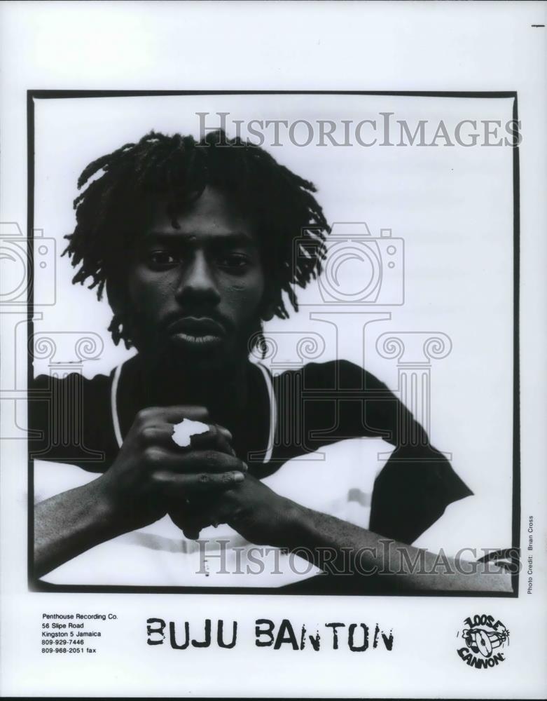 1996 Press Photo Buju Banton Jamaican Dancehall Reggae Singer Songwriter - Historic Images