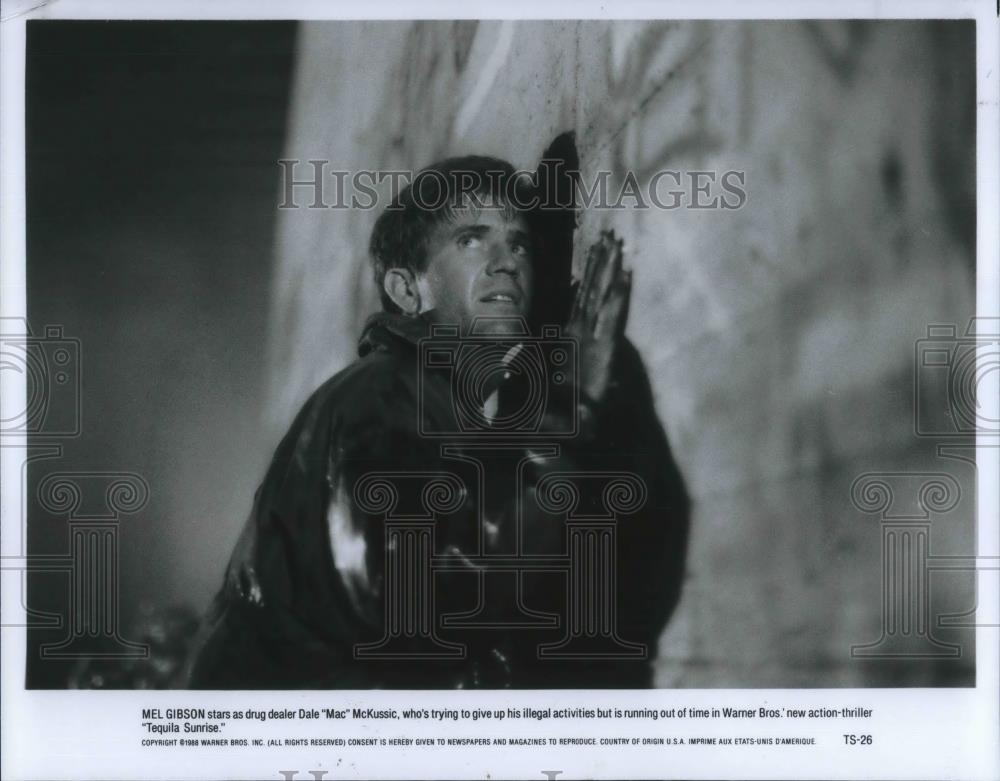 1988 Press Photo Mel Gibson stars in Tequila Sunrise - cvp10049 - Historic Images
