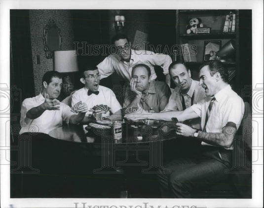 1968 Press Photo Don Ameche Don McArt Robert Lewis Tom Winston Bill Browder - Historic Images