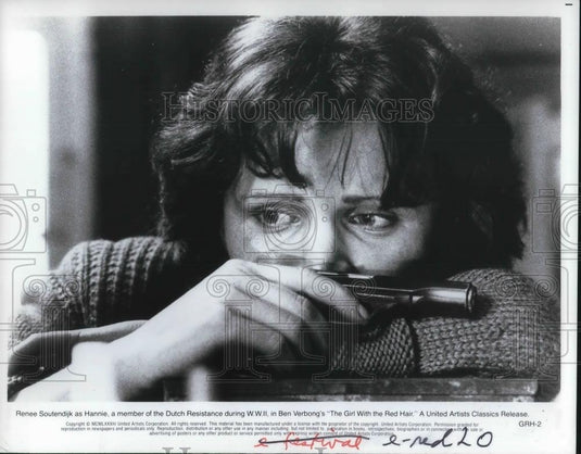 1983 Press Photo Renee Soutendijk stars in The Girl with the Red Hair - Historic Images