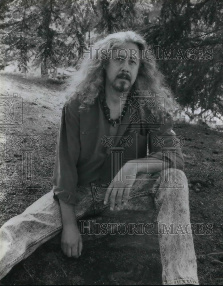 1991 Press Photo Arlo Guthrie American folk singer - cvp17616 - Historic Images