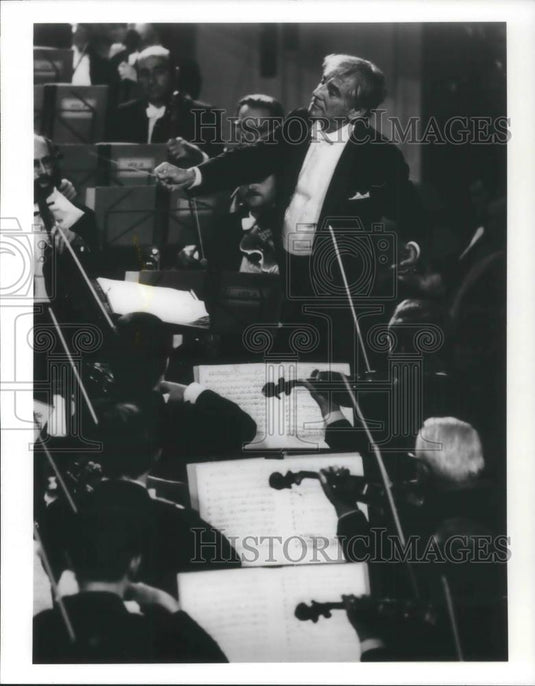2000 Press Photo Leonard Berstein on American Masters Reaching for the Note - Historic Images