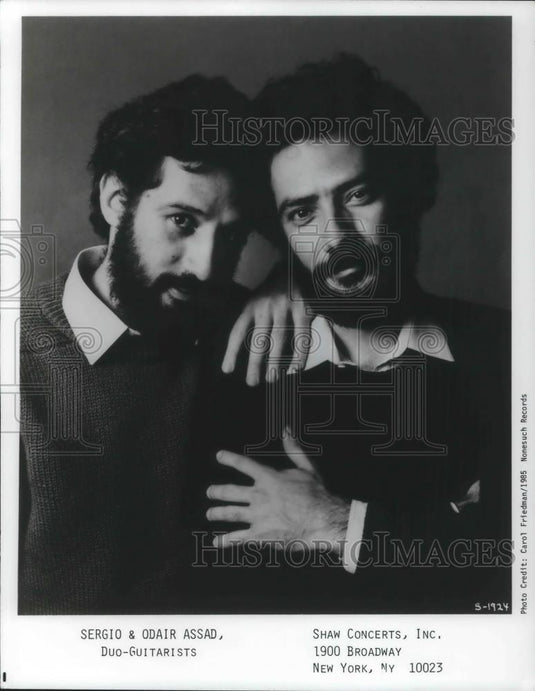 1989 Press Photo Sergio and Odair Assad Duo Guitarsits - cvp08647 - Historic Images