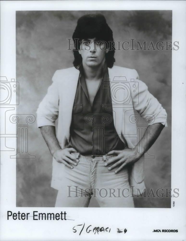 1983 Press Photo Peter Emmett Sonny Geraci Rock Singer Musician - cvp06259 - Historic Images