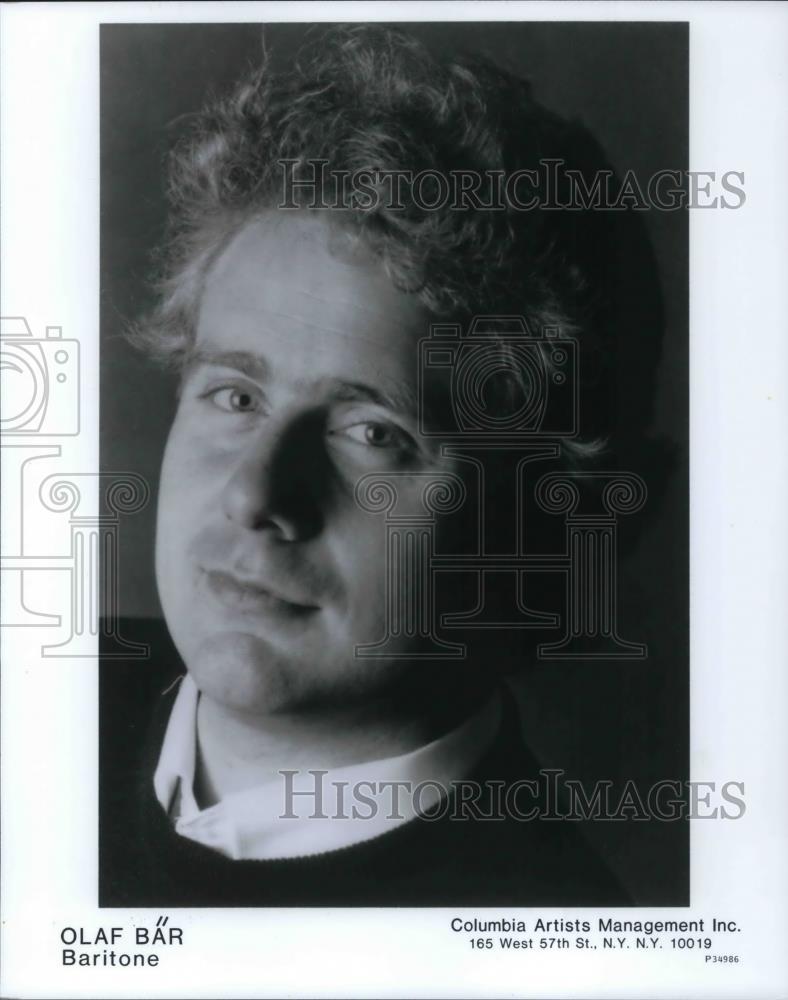 Press Photo Olaf Bar Baritone - cvp14901 - Historic Images