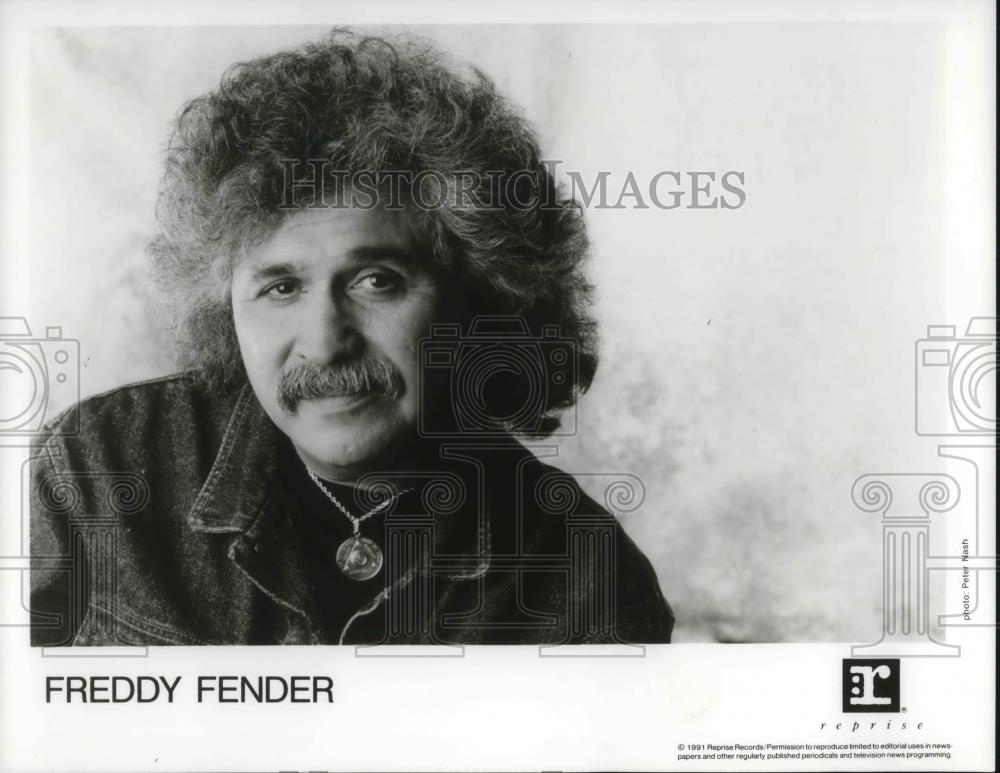 1991 Press Photo Freddy Fender Musician - cvp18439 - Historic Images