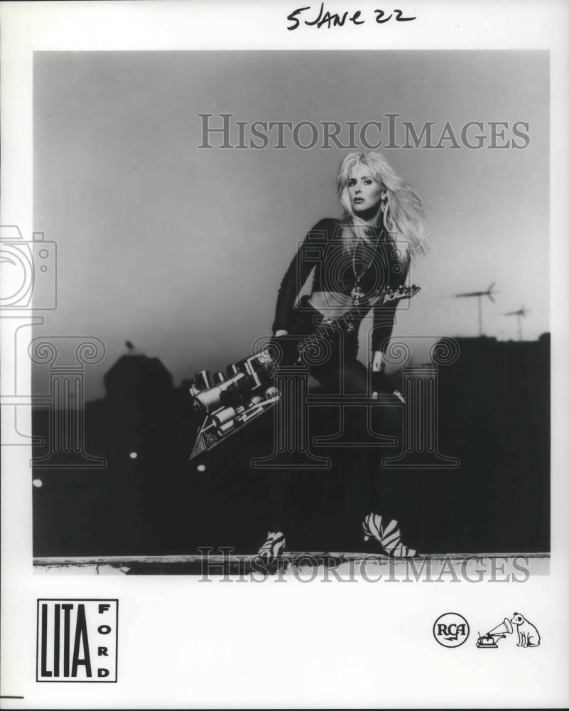 1991 Press Photo Lita Ford - cvp14278 - Historic Images