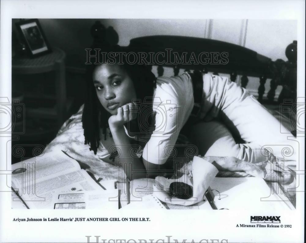 1993 Press Photo Ariyan Johnson in Just Another Girl on the I.R.T - cvp19330 - Historic Images