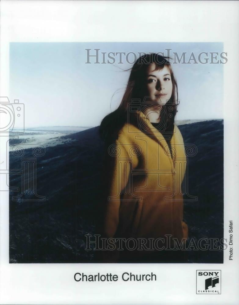 1999 Press Photo Charlotte Church Indie Rock Singer Songwriter Actress - Historic Images