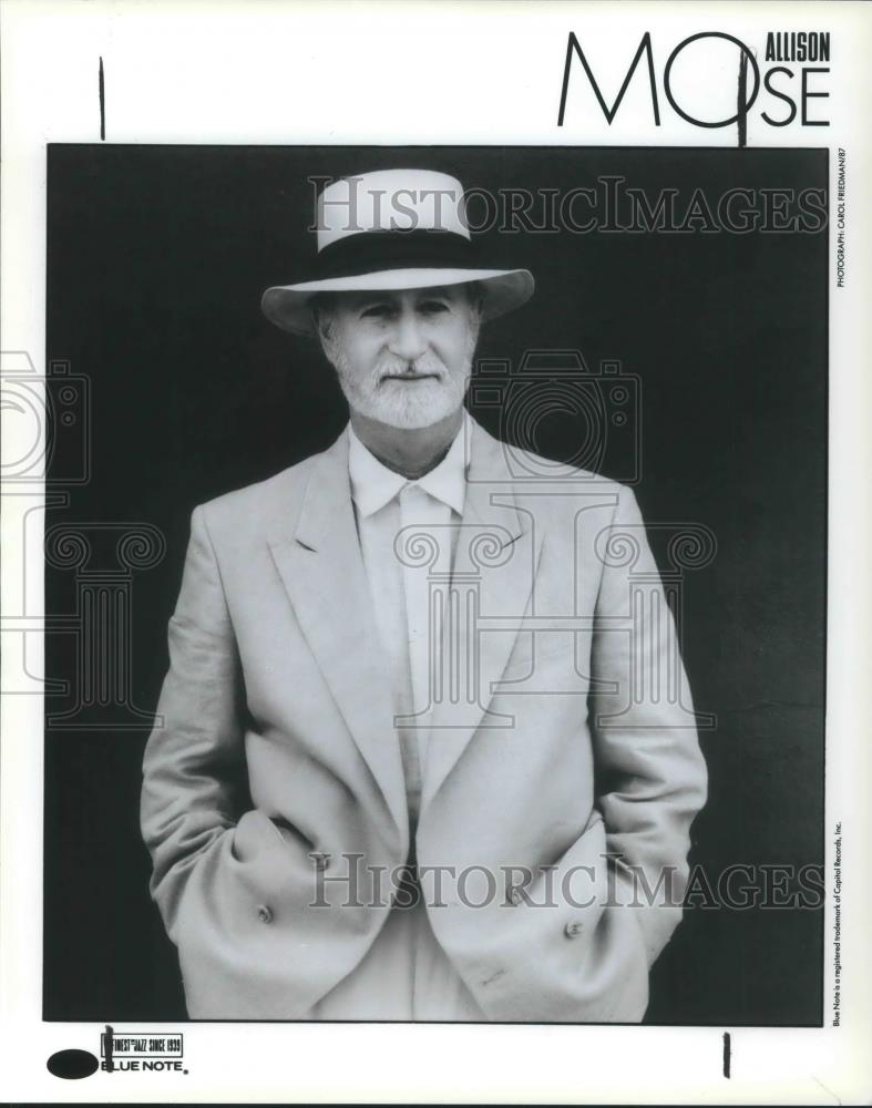 1992 Press Photo Mose Allison Jazz Blues Pianist Singer - cvp08076 - Historic Images