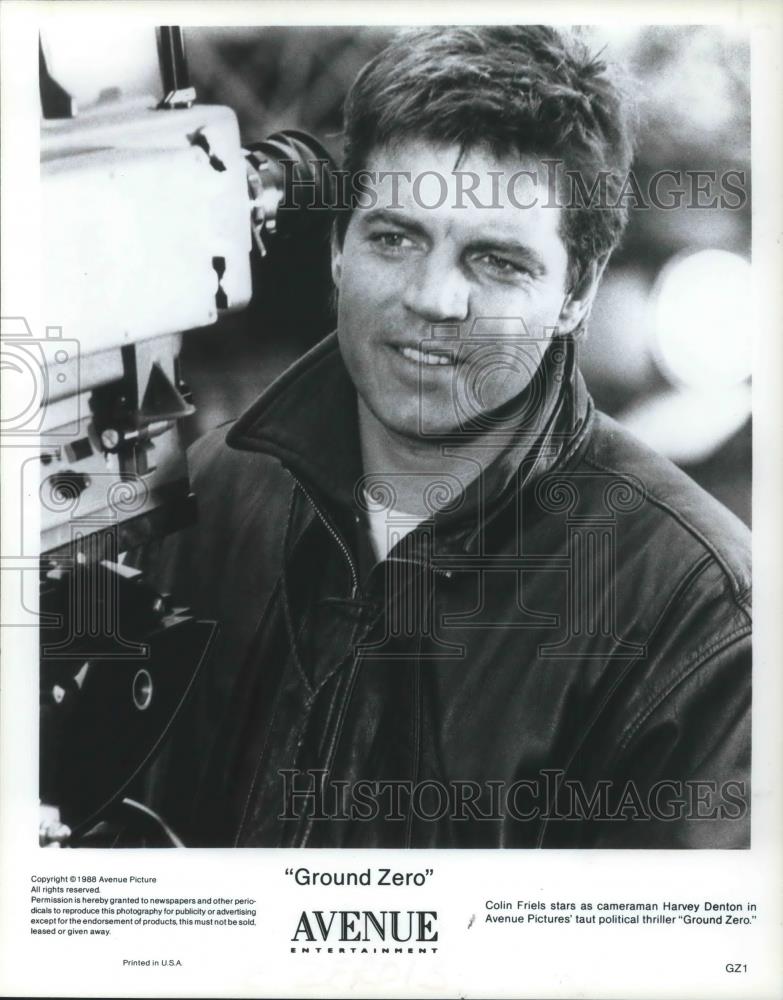 1989 Press Photo Colin Friels stars in Ground Zero - cvp08773 - Historic Images