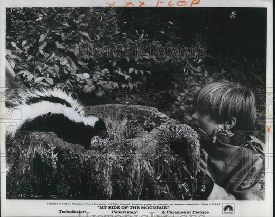 1969 Press Photo Tedd Eccles in My Side of the Mountain - cvp06613 - Historic Images