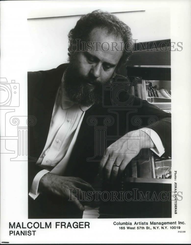 1985 Press Photo Malcom Frager Pianist - cvp13878 - Historic Images