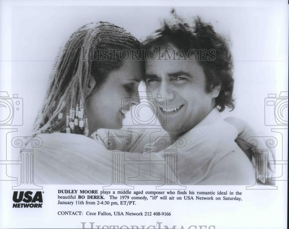 1992 Press Photo Dudley Moore and Bo Derek star in 10 - cvp10068 - Historic Images