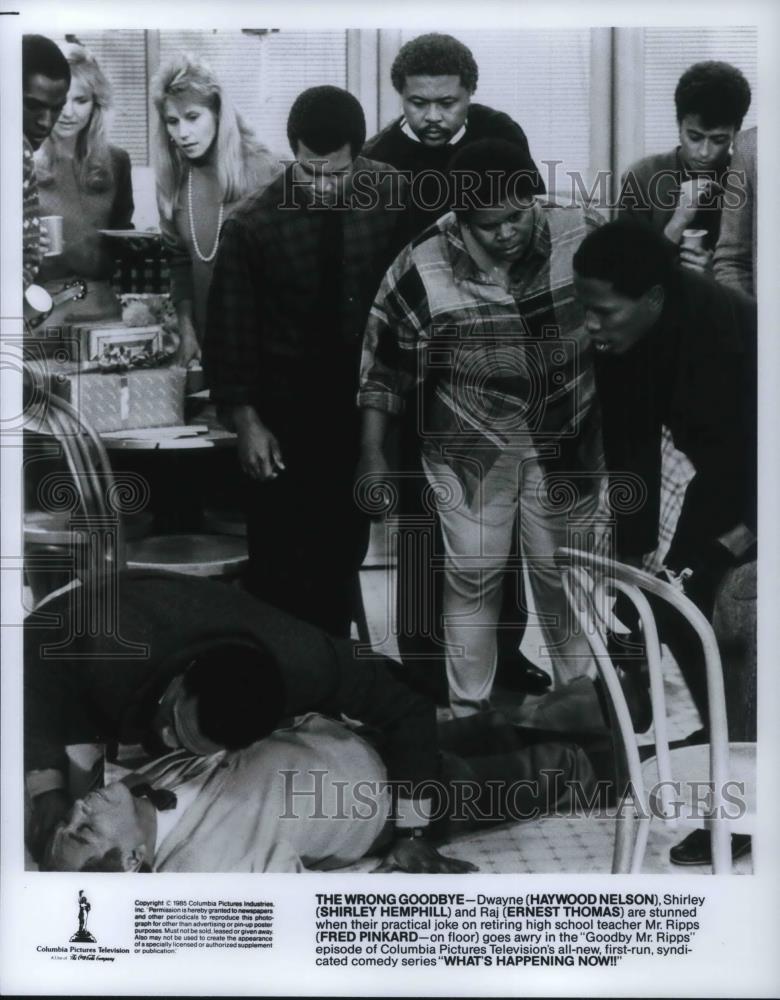 Press Photo The Wrong Goodbye Haywood Nelson Shirley Hemphill Ernest Thomas - Historic Images