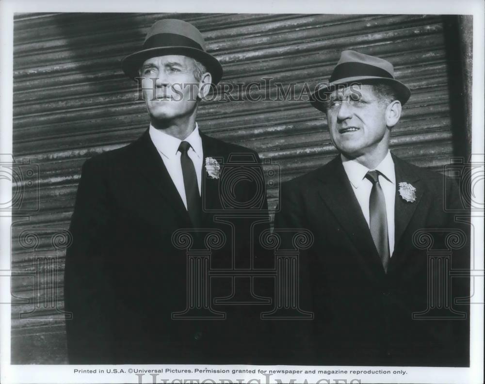 1968 Press Photo Henry Fonda &amp; James Whitmore in Madigan - cvp09516 - Historic Images