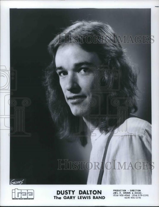 1980 Press Photo Dusty Dalton of The Gary Lewis Band - cvp01730 - Historic Images