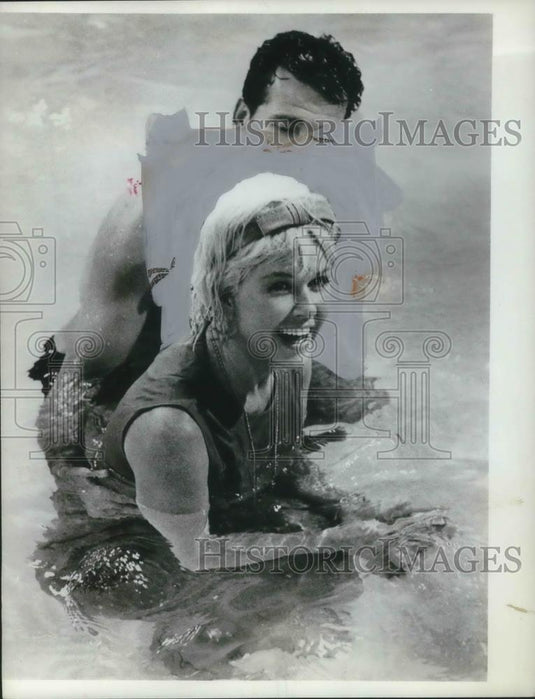 1966 Press Photo Doris Day and James Garner in Move Over Darling - cvp05411 - Historic Images