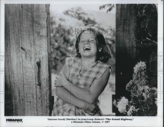 1987 Press Photo Vanessa Guedj in The Grand Highway - cvp11506 - Historic Images