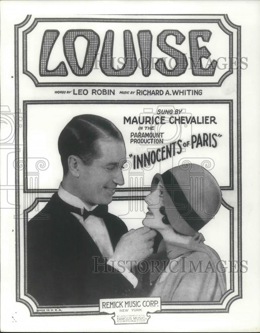 1980 Press Photo Maurice Chevalier in Innocents of Paris - cvp05556 - Historic Images