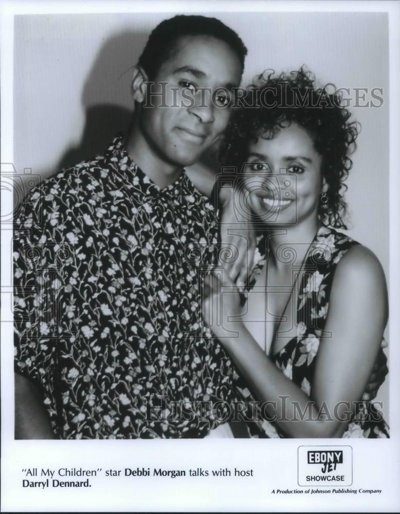 1990 Press Photo Debbi Morgan of All my Children &amp; Darryl Dennard - cvp04150 - Historic Images