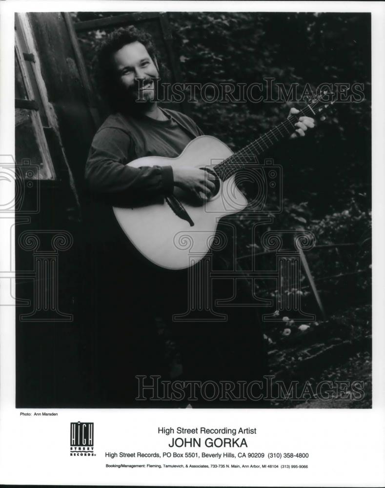 1996 Press Photo John Gorka Folk Singer Songwriter Musician - cvp17374 - Historic Images