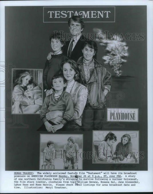 1984 Press Photo Jane Alexander & Roxana Zal in Testament - cvp09589 - Historic Images