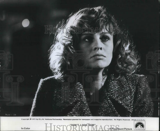 1974 Press Photo Julie Christie in Don't Look Now - cvp07632 - Historic Images