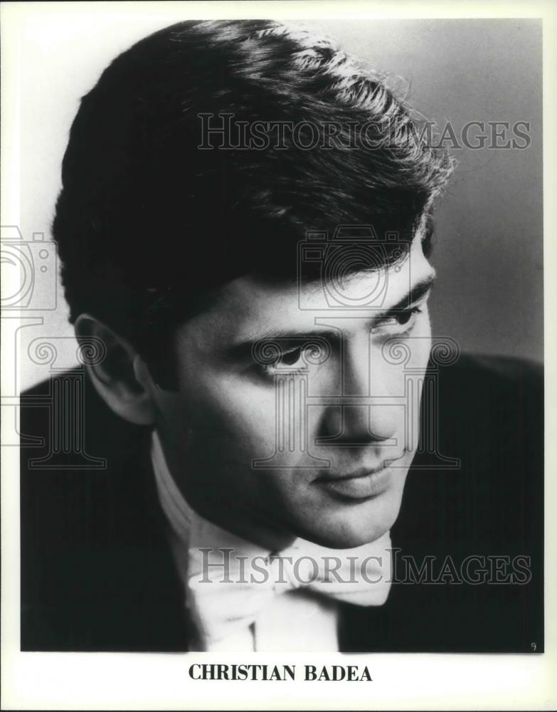 1987 Press Photo Christian Badea Symphony Conductor - cvp14397 - Historic Images