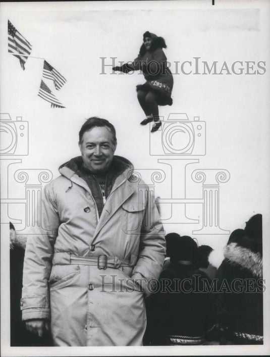 1971 Press Photo Hugh Downs in The Ice People - cvp04524 - Historic Images