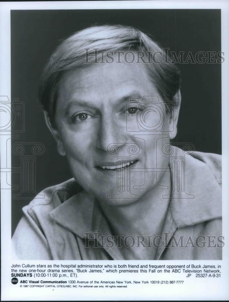 1987 Press Photo John Cullum stars in Buck James - cvp08731 - Historic Images