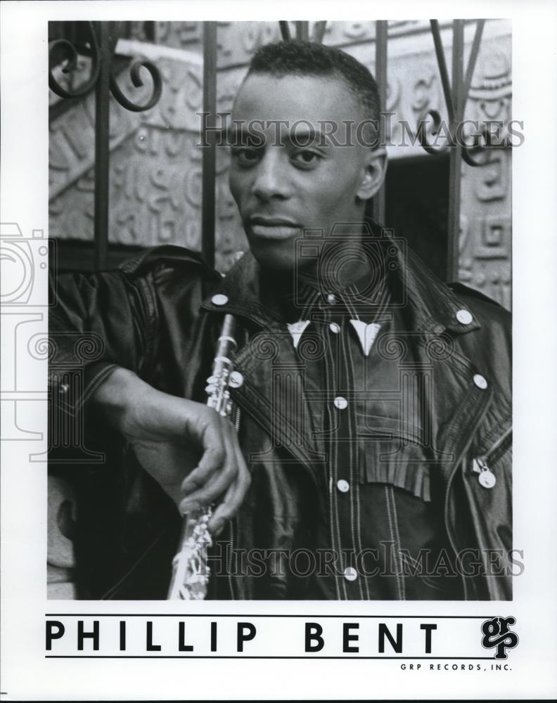 Press Photo Phillip Bent Jazz Flautist - cvp01309 - Historic Images