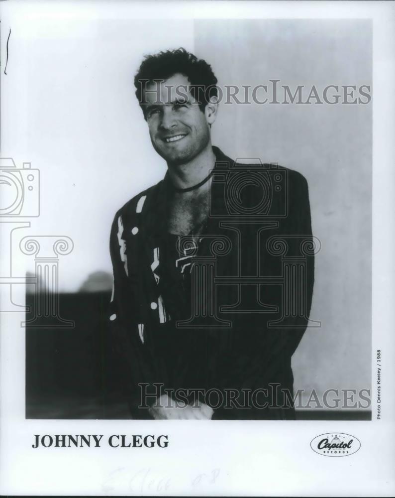1988 Press Photo Johnny Clegg Afro-Pop Musician Singer - cvp02468 - Historic Images