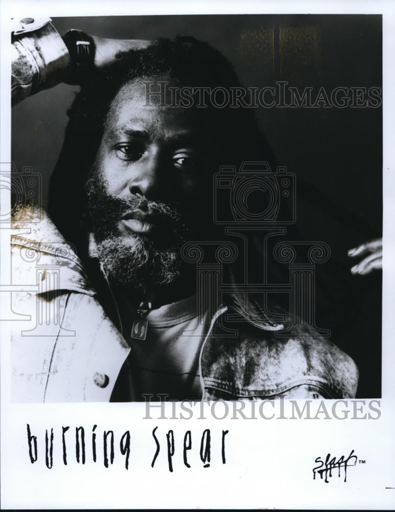 1989 Press Photo Burning Spear Reggae Singer Musician - cvp00155 - Historic Images