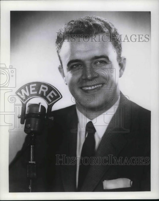 1959 Press Photo Carl Reese on WERE - cvp18957 - Historic Images