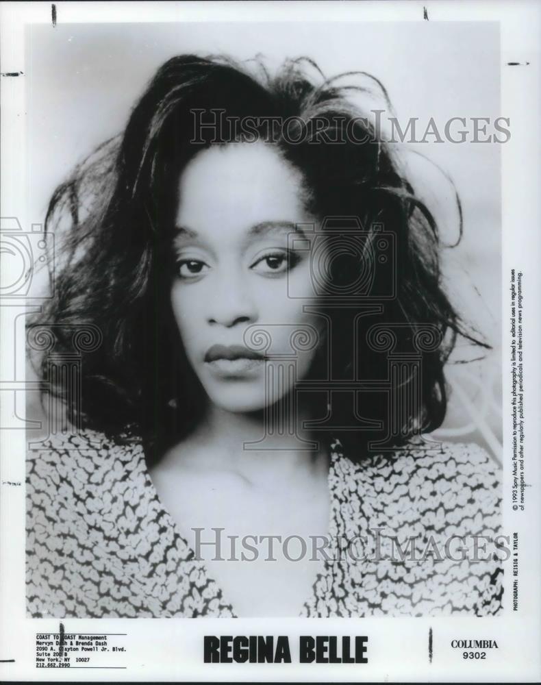 1993 Press Photo Regina Belle Jazz Gospel Singer Songwriter - cvp05292 - Historic Images