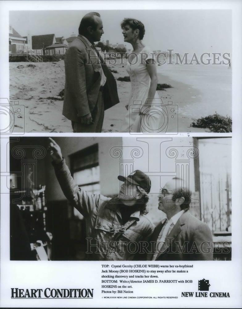 1990 Press Photo Chloe Webb & Bob Hoskins in Heart Condition - cvp10576 - Historic Images