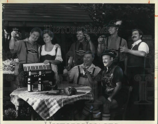 1980 Press Photo Hank Haller's Lustigen Schwaben - cvp16371 - Historic Images