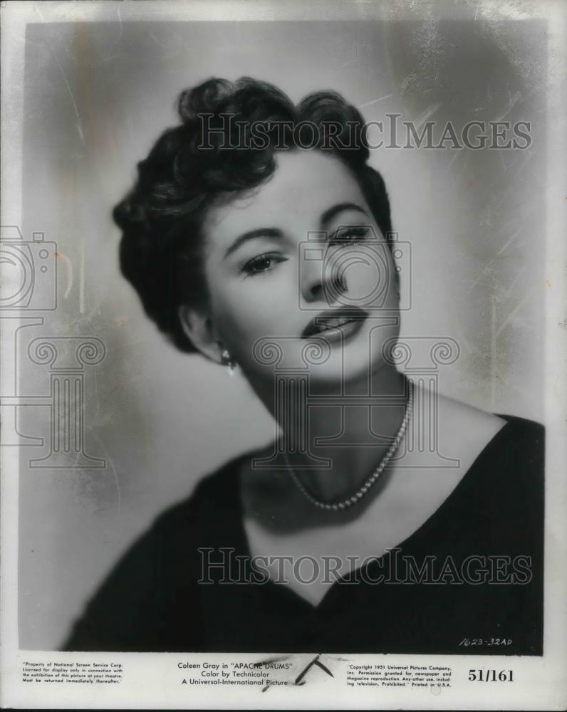 1951 Press Photo Coleen Gray in Apache Dreams - cvp17258 - Historic Images