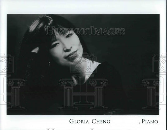 2000 Press Photo Gloria Cheng Pianist The Cleveland Orchestra - cvp07636 - Historic Images