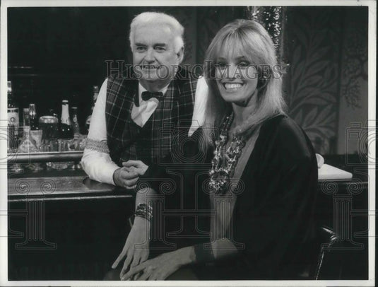 1985 Press Photo Bob Keeshan & Susan Anton in How To be A Man - cvp09378 - Historic Images
