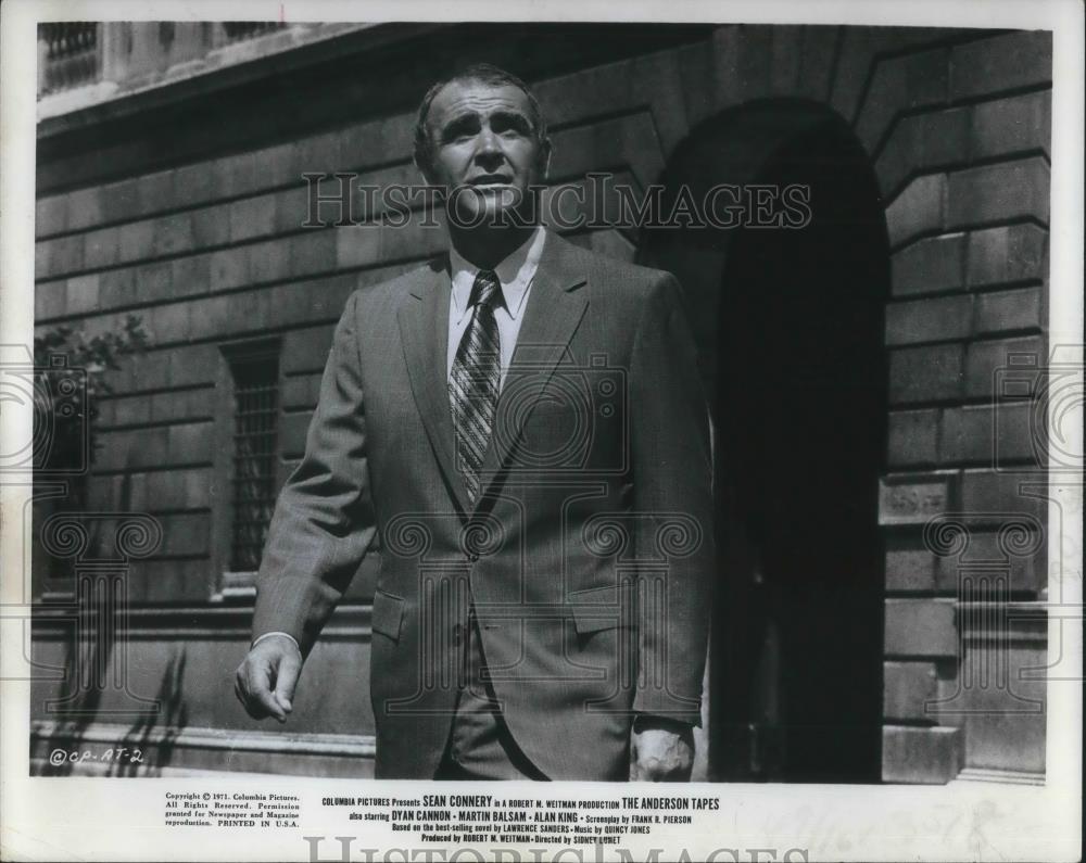 1975 Press Photo Sean Connery in The Anderson Tapes - cvp03593 - Historic Images