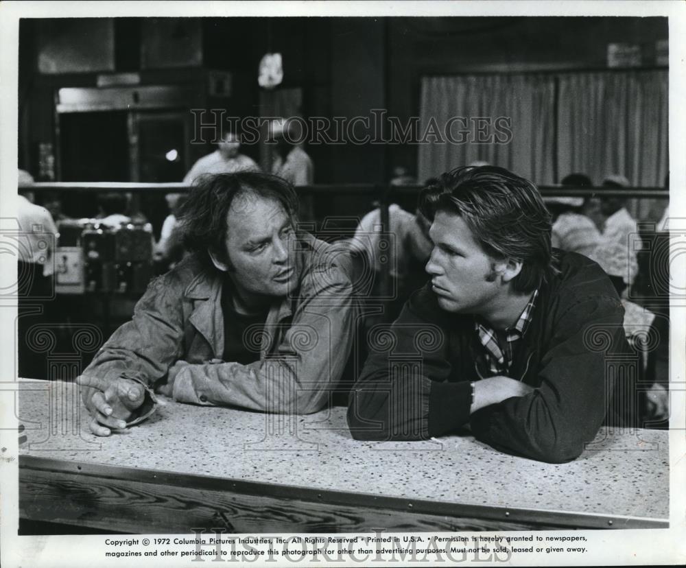 1972 Press Photo Stacy Keach and Jeff Bridges in Fat City - cvp00667 - Historic Images