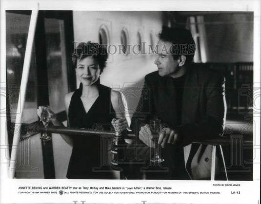 1994 Press Photo Annette Bening and Warren Beatty Love Affair - cvp18591 - Historic Images