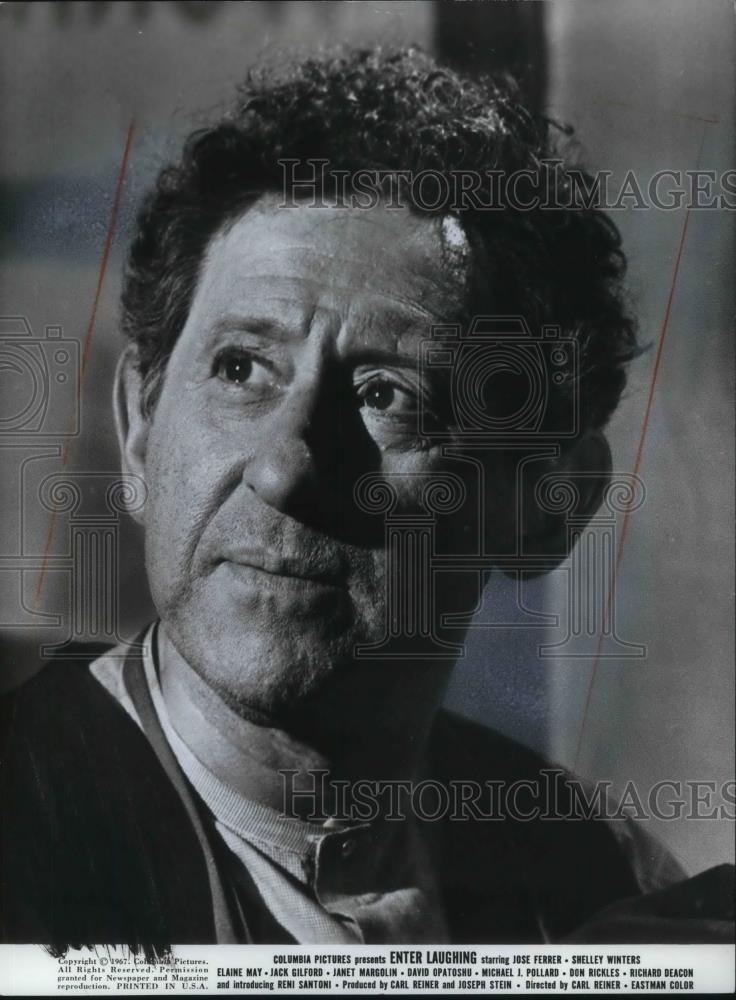 1967 Press Photo Jack Gilford in Enter Laughing - cvp18061 - Historic Images
