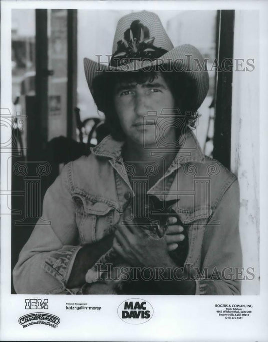 1981 Press Photo Mac Davis - cvp06456 - Historic Images