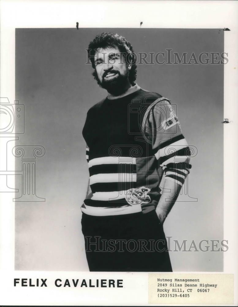 1989 Press Photo Felix Cavaliere Soft Rock Singer Songwriter Musician - Historic Images