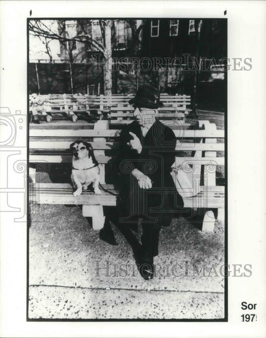 1985 Press Photo Flo Fox Photograph Someone to Talk to in 1975 - cvp13391 - Historic Images