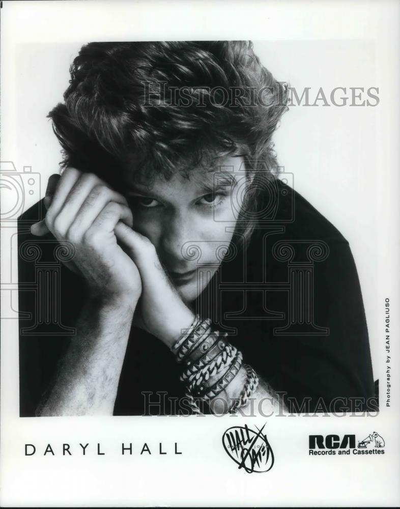 Press Photo Daryl Hall Rock Singer Songwriter Musician of Hall &amp; Oates - Historic Images