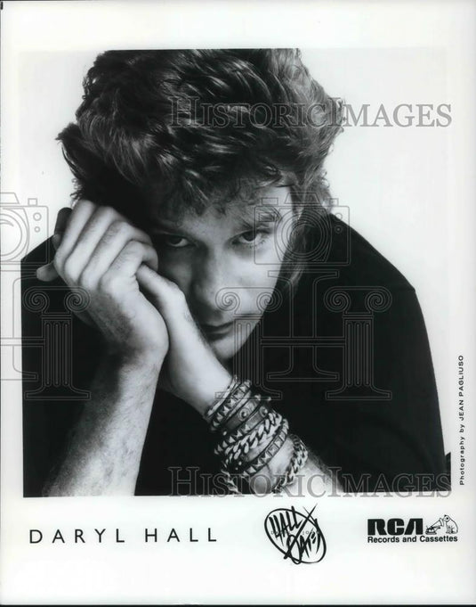 Press Photo Daryl Hall Rock Singer Songwriter Musician of Hall & Oates - Historic Images